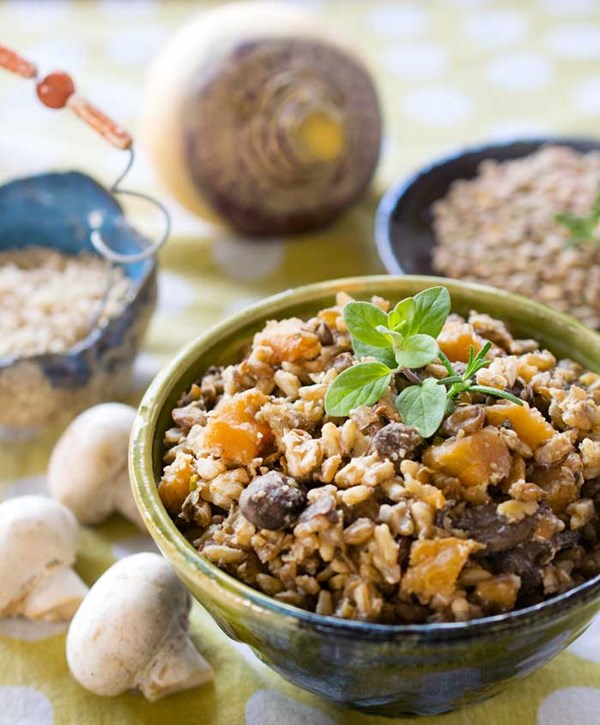 Winter one-pot lentils and rice