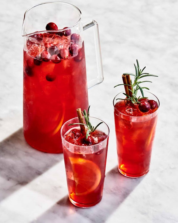 Winter Pimm's punch