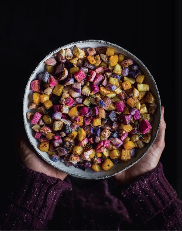 Winter root vegetable hash