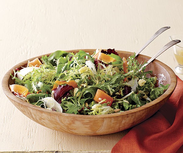 Winter salad with spiced maple vinaigrette