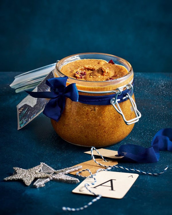 Winter spiced peanut butter