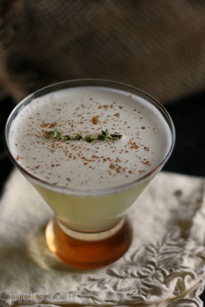 Winter squash cocktail (& butternut squash-infused vodka)