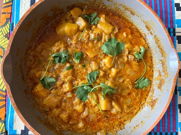 Winter squash curry