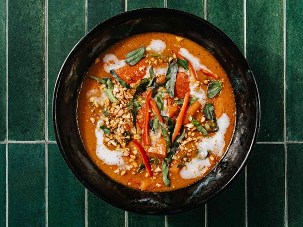 Winter squash Panang curry