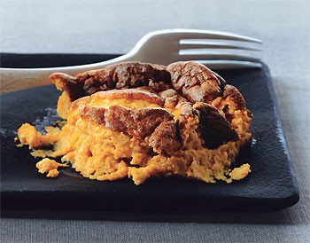 Winter squash soufflé