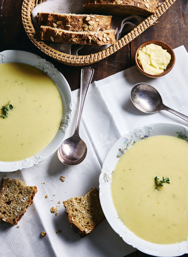 Winter squash soup with Irish soda bread [Aidan McGee]