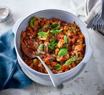 Winter vegetable caponata
