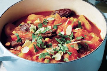 Winter vegetable tagine