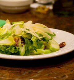 Winter white salad with a hint of green