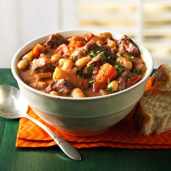 Wintertime braised beef stew