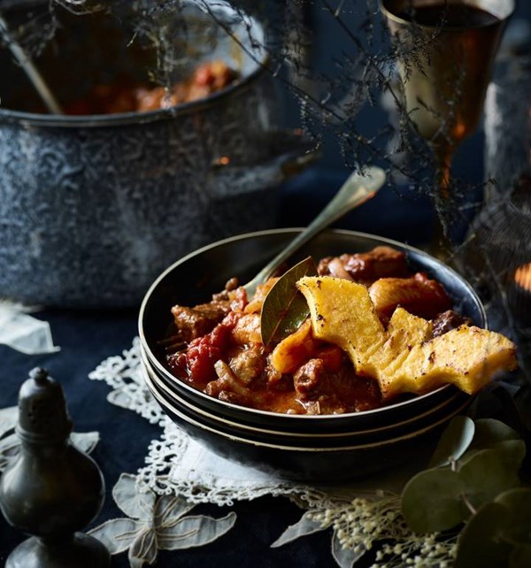 Witches' brew smoky beef stew