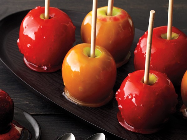 Witch's candy apples