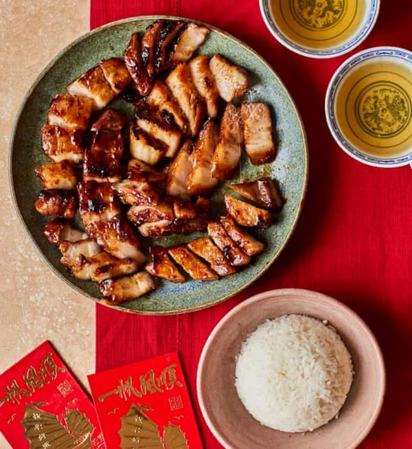Wok-roasted char siu