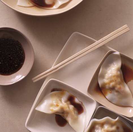 Wontons in chilli oil