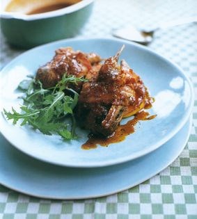 Woodcock with polenta