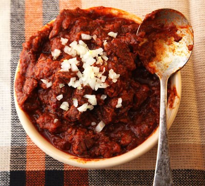 Woody DeSilva's championship chili 