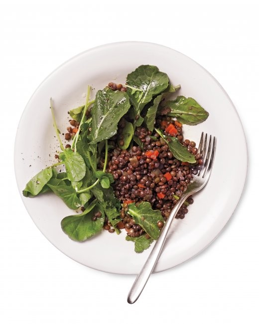 Worcestershire lentil salad