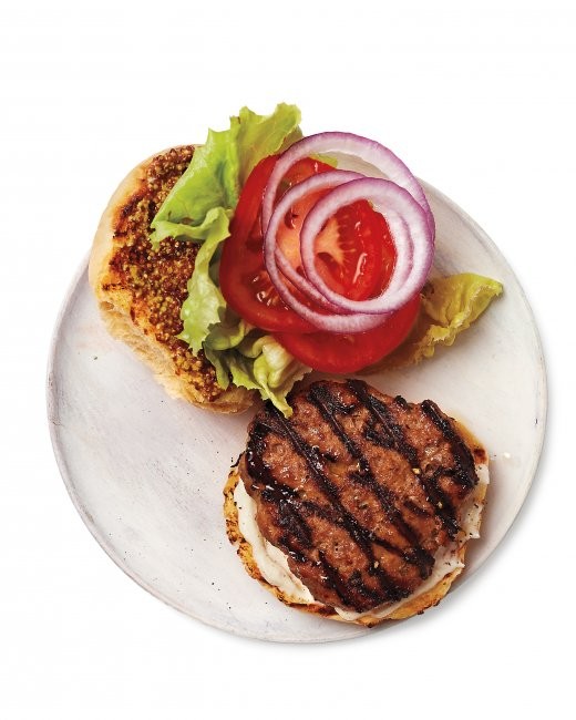 Worcestershire turkey burger