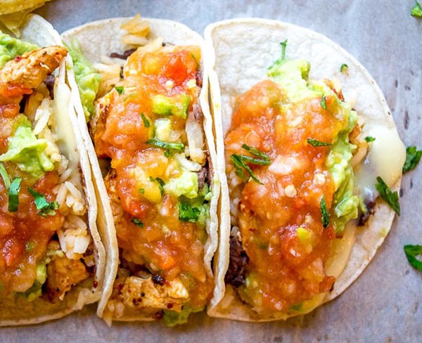 World’s best chicken tacos