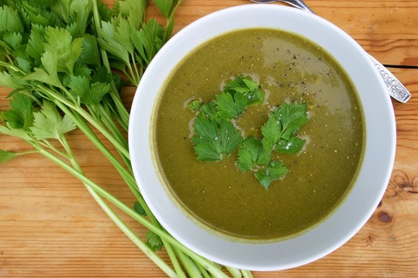 Year-old celery and oregano soup