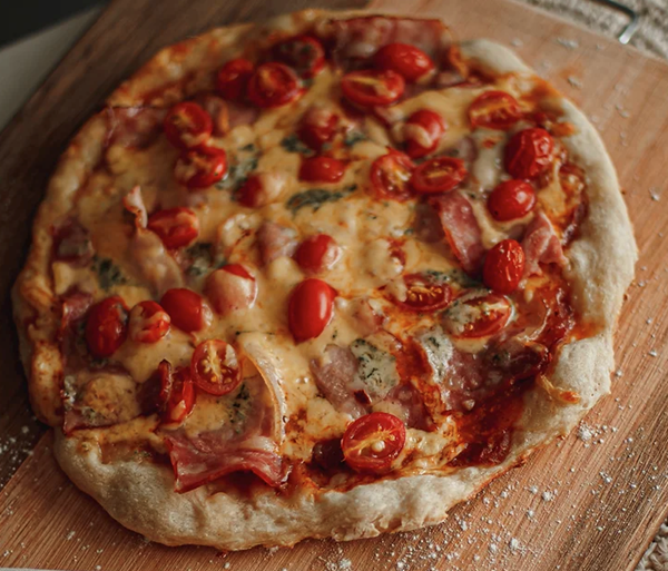 Yeast-free pizza base