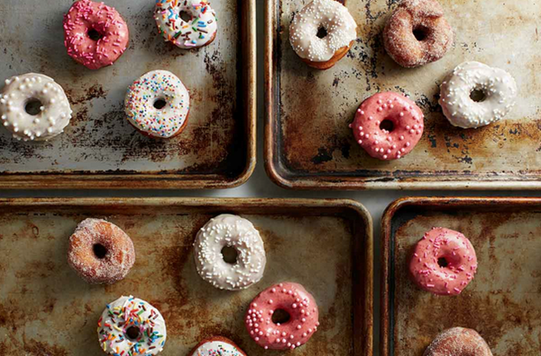 Yeast-raised doughnuts