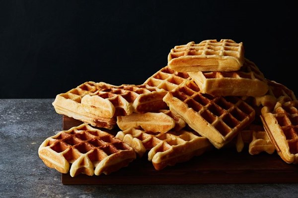 Yeast-raised waffles (and a sundae suggestion)