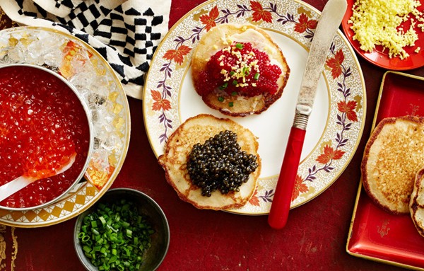 Yeasted blinis