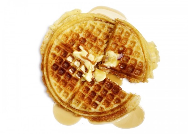 Yeasted brown-butter waffles
