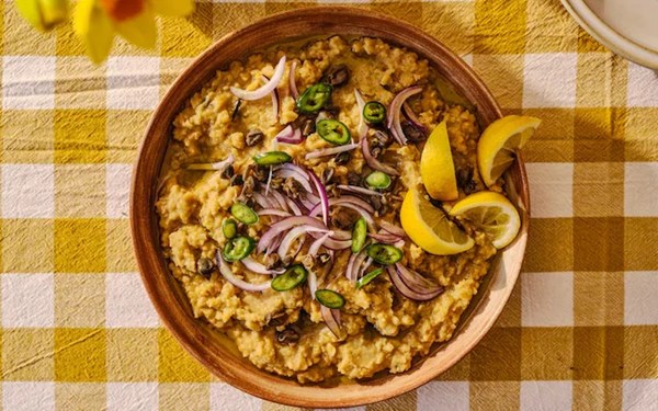 Yellow split pea purée