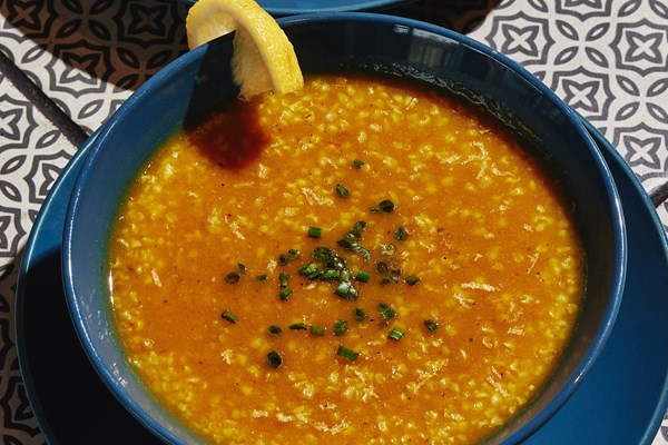 Yemeni bulgur wheat soup (Shurba)