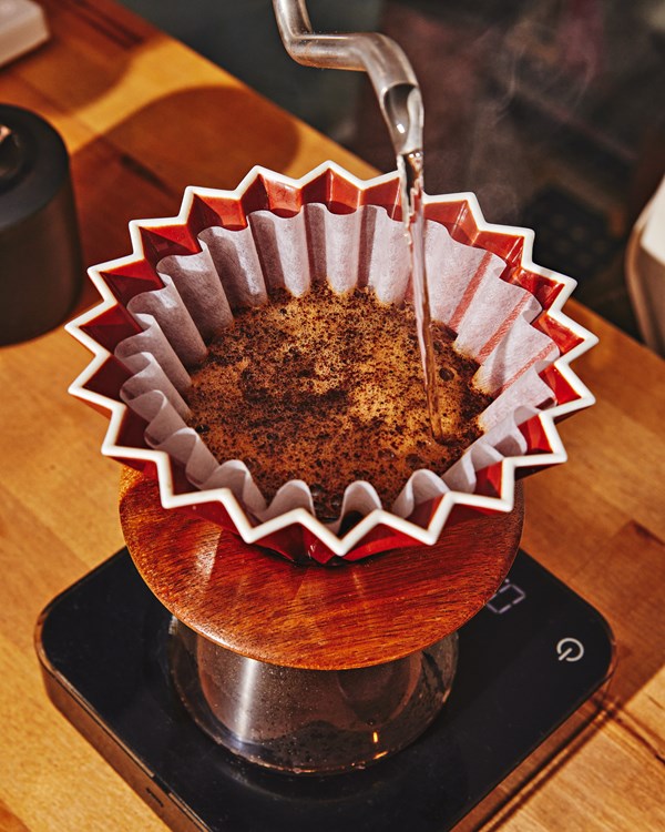 Yemeni pour-over coffee