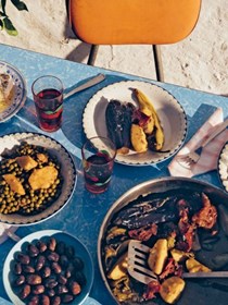 Yiayia Anastasia's Mediterranean roasted vegetables from Corfu