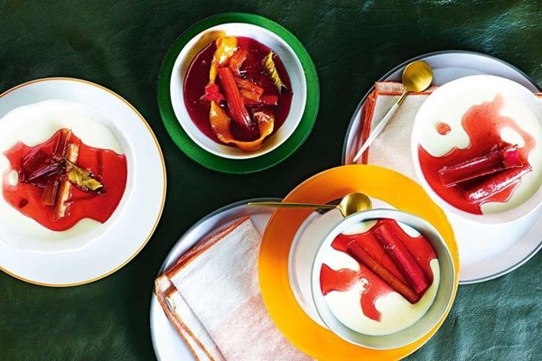 Yoghurt and buttermilk panna cotta