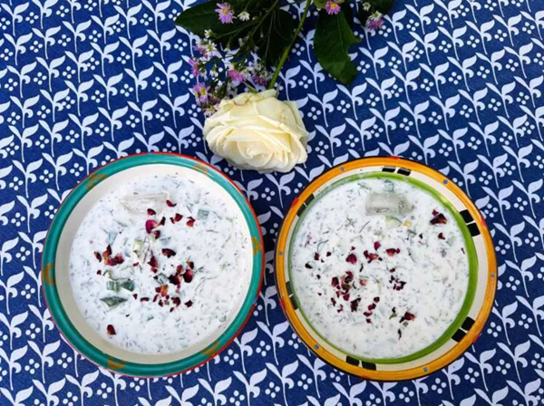 Yoghurt and cucumber soup
