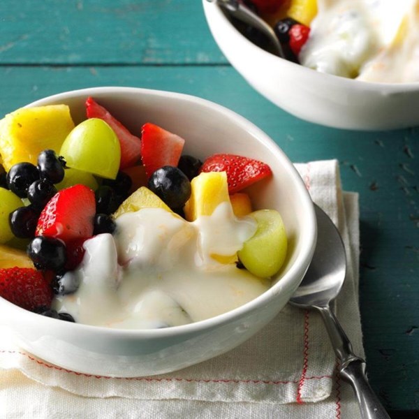 Yogurt & honey fruit cups