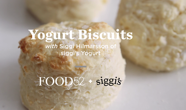 Yogurt biscuits