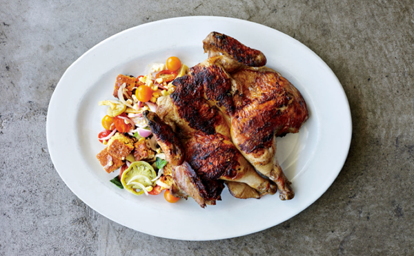 Yogurt-marinated grilled chicken