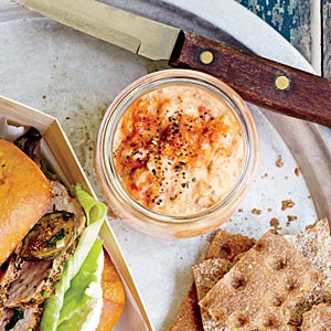 Yogurt "Romesco" dip