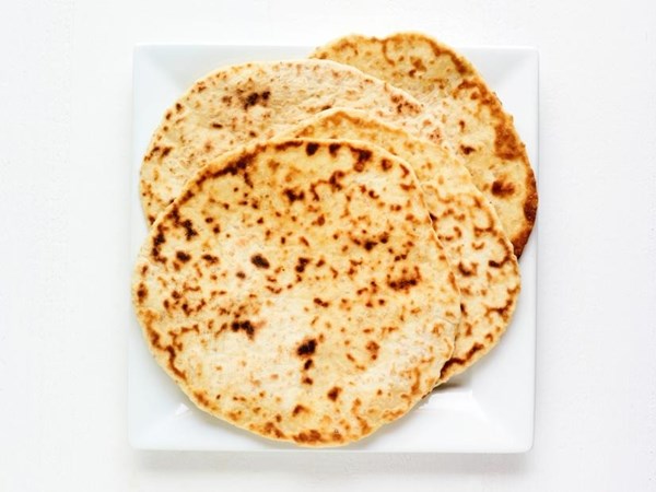 Yogurt-sesame flatbreads