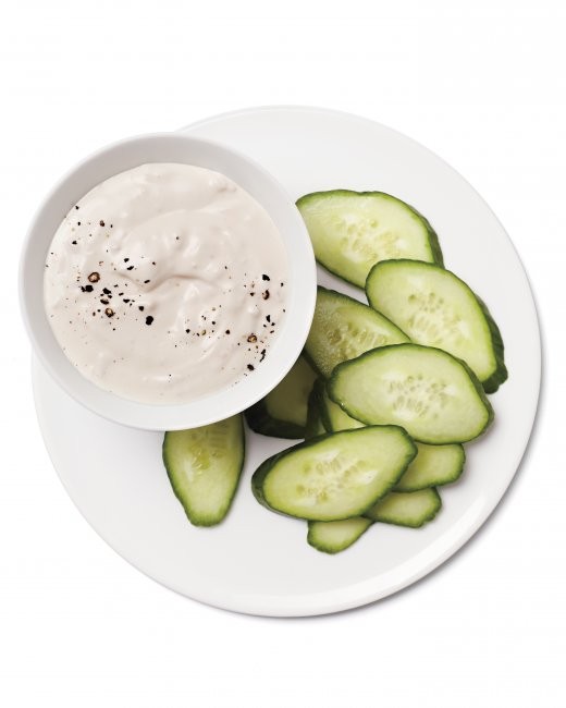 Yogurt-shallot dip