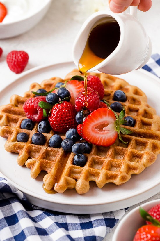 Yogurt waffles