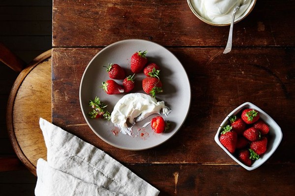 Yogurt whipped cream
