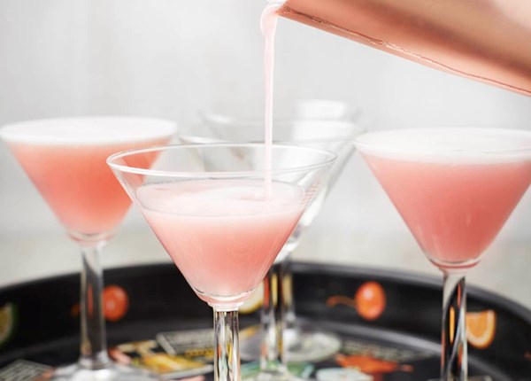 Yorkshire rhubarb martini