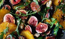 Yotam Ottolenghi’s caramelised fig, orange and feta salad