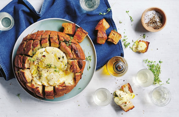You-do-you garlic cob fondue