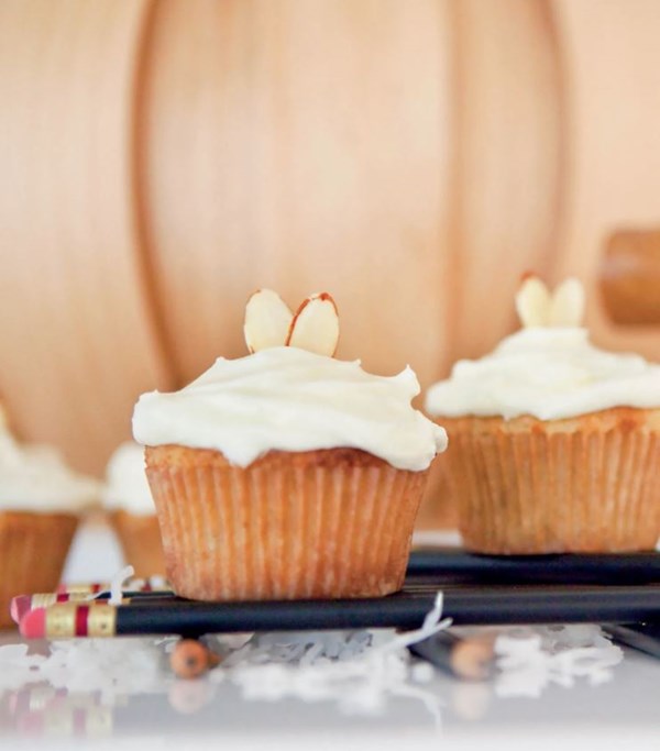 Young coconut cupcakes