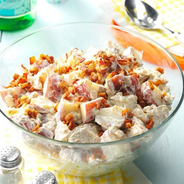You're-bacon-me-crazy potato salad