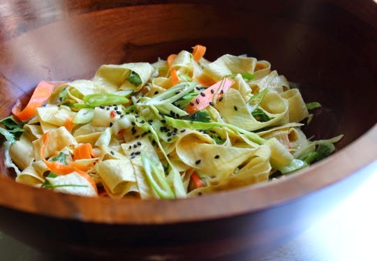 Yuba noodle salad