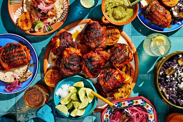 Yucatán-style grilled chicken (Pollo Yucateco asada)